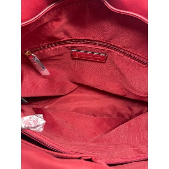 INC INT. CONCEPTS Riverton faux-leather medium women's hobo shoulder bag -Red - Picture 7 of 10